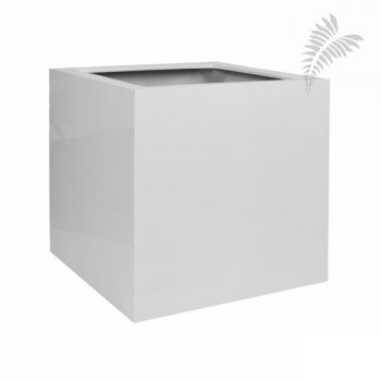 Fiberstone Block L QU 50x50/h50 Glossy White -A- 
 E1003-50-W