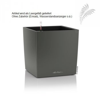 Lechuza Premium Cube 40 QU 40/h40 anthrazit Leergefäß -A-