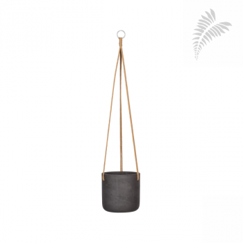 Fiberclay Rough Charlie M (hanging) RU 18/h17,5 black washed -A-   P3024R-17-33