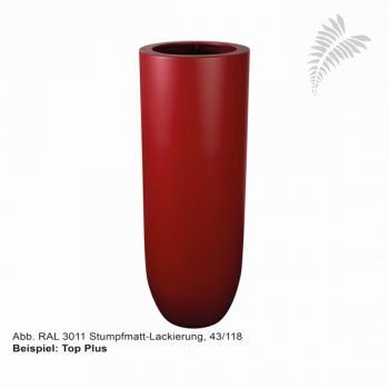 Top Plus RU 43/118 tiefschwarz matt 1101-0420-0000-1180-