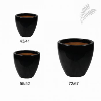 Casa Couple extra RU 55/h52 Black Shiny -A-