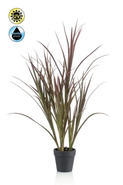 Grass outdoor UV burgundy 90cm 421422