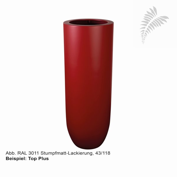 Top Plus RU 43/118 tiefschwarz matt 1101-0420-0000-1180-